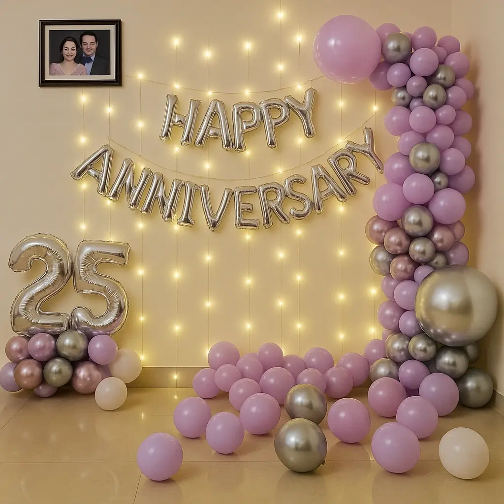 Romantic Anniversary Surprise Decor